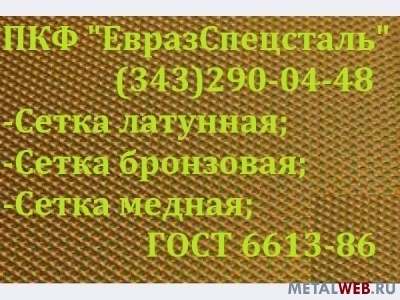Сетка бронзовая ГОСТ 6613-86 Ф/Бр 0063